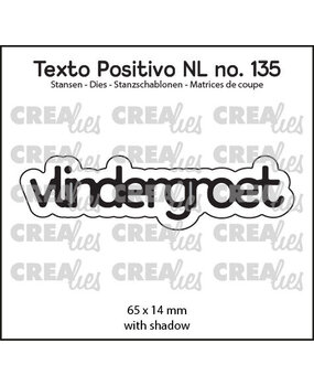 Crealies Texto Positivo Dies Vlindergroet (POSNL135) Crealies Texto Positivo Dies Vlindergroet (POSNL135)