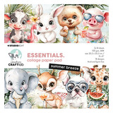 Creative Craftlab Essentials Summer Breeze 8x8 Inch Paper Pad (CCL-ES-CPP360)