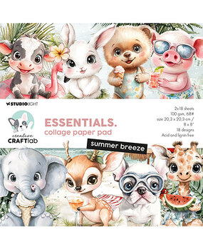 Creative Craftlab Essentials Summer Breeze 8x8 Inch Paper Pad (CCL-ES-CPP360) Creative Craftlab Essentials Summer Breeze 8x8 Inch Paper Pad (CCL-ES-CPP360)