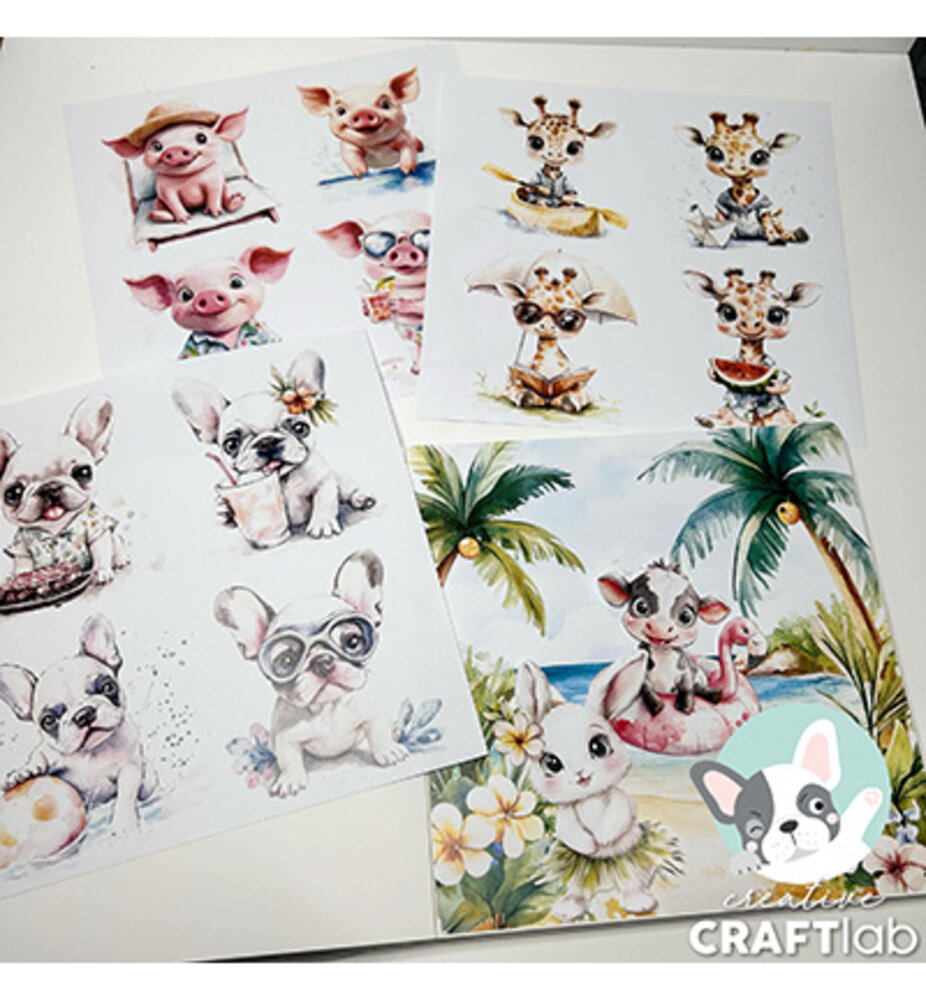 Creative Craftlab Essentials Summer Breeze 8x8 Inch Paper Pad (CCL-ES-CPP360) Creative Craftlab Essentials Summer Breeze 8x8 Inch Paper Pad (CCL-ES-CPP360)