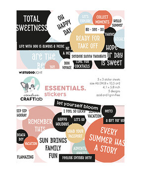 Creative Craftlab Essentials Let Yourself Bloom A6 Sticker Pad (CCL-ES-STIC44) Creative Craftlab Essentials Let Yourself Bloom A6 Sticker Pad (CCL-ES-STIC44)