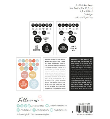Creative Craftlab Essentials Let Yourself Bloom A6 Sticker Pad (CCL-ES-STIC44) Creative Craftlab Essentials Let Yourself Bloom A6 Sticker Pad (CCL-ES-STIC44)