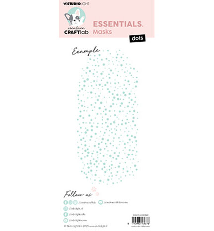Creative Craftlab Essentials Dots Masking Stencil (CCL-ES-MASK360) Creative Craftlab Essentials Dots Masking Stencil (CCL-ES-MASK360)