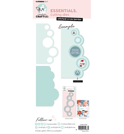 Creative Craftlab Essentials Dies Stitched Circle Border (CCL-ES-CD982) Creative Craftlab Essentials Dies Stitched Circle Border (CCL-ES-CD982)