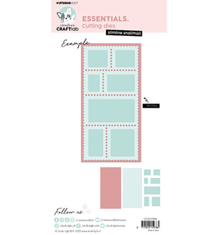 Creative Craftlab Essentials Dies Slimline Snailmail (CCL-ES-CD984) Creative Craftlab Essentials Dies Slimline Snailmail (CCL-ES-CD984)