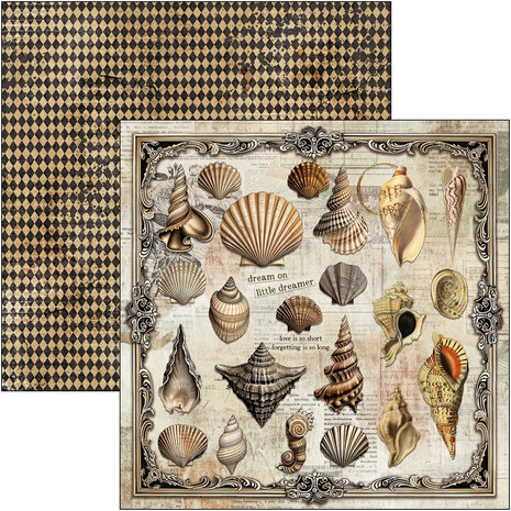 Ciao Bella Papercrafting Cabinet of curiosities 12x12 Inch Paper Pad (CBPM085) Ciao Bella Papercrafting Cabinet of curiosities 12x12 Inch Paper Pad (CBPM085)