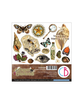 Ciao Bella Papercrafting Cabinet of curiosities 6x6 Inch Paper Pad (CBQE085) Ciao Bella Papercrafting Cabinet of curiosities 6x6 Inch Paper Pad (CBQE085)