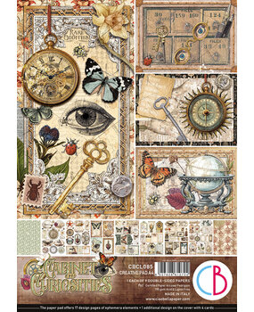 Ciao Bella Papercrafting Cabinet of curiosities A4 Creative Pad (CBCL085) Ciao Bella Papercrafting Cabinet of curiosities A4 Creative Pad (CBCL085)