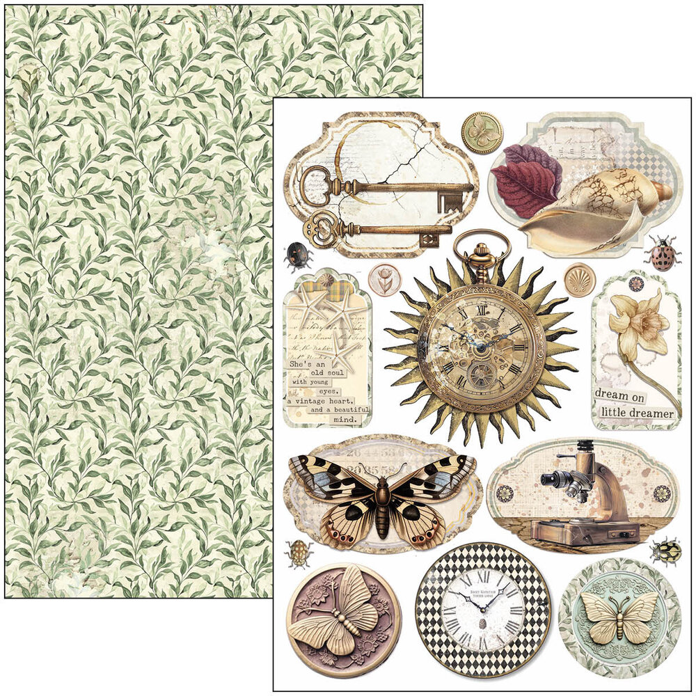 Ciao Bella Papercrafting Cabinet of curiosities A4 Creative Pad (CBCL085) Ciao Bella Papercrafting Cabinet of curiosities A4 Creative Pad (CBCL085)