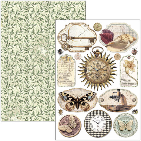 Ciao Bella Papercrafting Cabinet of curiosities A4 Creative Pad (CBCL085) Ciao Bella Papercrafting Cabinet of curiosities A4 Creative Pad (CBCL085)