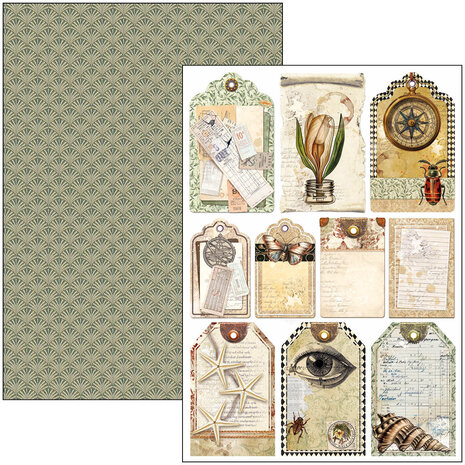 Ciao Bella Papercrafting Cabinet of curiosities A4 Creative Pad (CBCL085) Ciao Bella Papercrafting Cabinet of curiosities A4 Creative Pad (CBCL085)