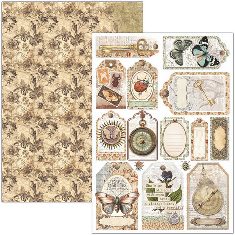 Ciao Bella Papercrafting Cabinet of curiosities A4 Creative Pad (CBCL085) Ciao Bella Papercrafting Cabinet of curiosities A4 Creative Pad (CBCL085)