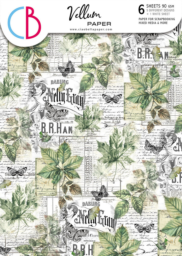 Ciao Bella Papercrafting Cabinet of curiosities A4 Vellum Paper (CBV024) Ciao Bella Papercrafting Cabinet of curiosities A4 Vellum Paper (CBV024)