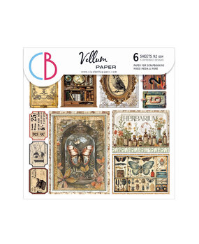 Ciao Bella Papercrafting Cabinet of curiosities 6x6 Inch Vellum Paper (CBVQ024) Ciao Bella Papercrafting Cabinet of curiosities 6x6 Inch Vellum Paper (CBVQ024)