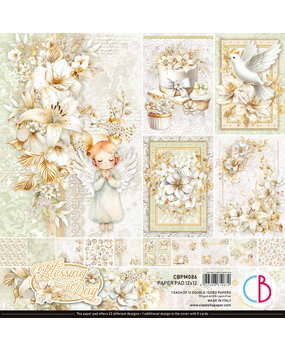 Ciao Bella Papercrafting Blessing Day 12x12 Inch Paper Pad (CBPM086) Ciao Bella Papercrafting Blessing Day 12x12 Inch Paper Pad (CBPM086)