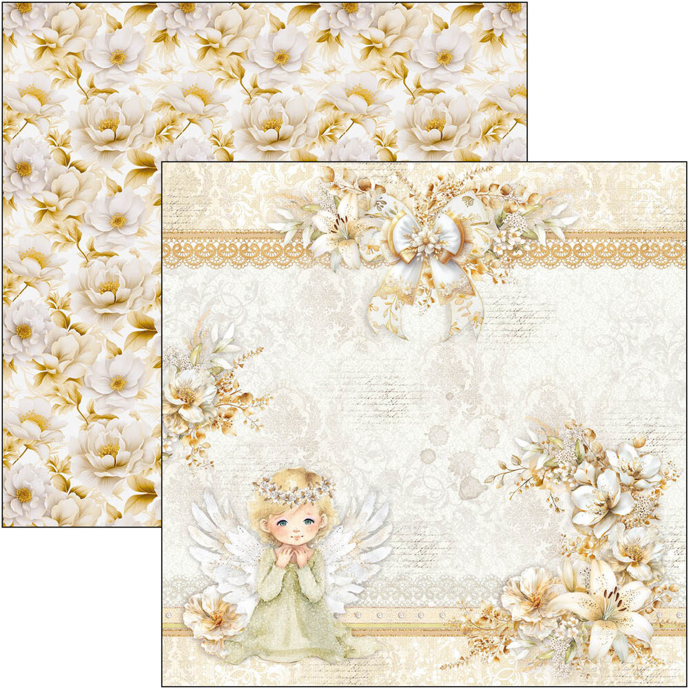 Ciao Bella Papercrafting Blessing Day 8x8 Inch Paper Pad (CBH086) Ciao Bella Papercrafting Blessing Day 8x8 Inch Paper Pad (CBH086)