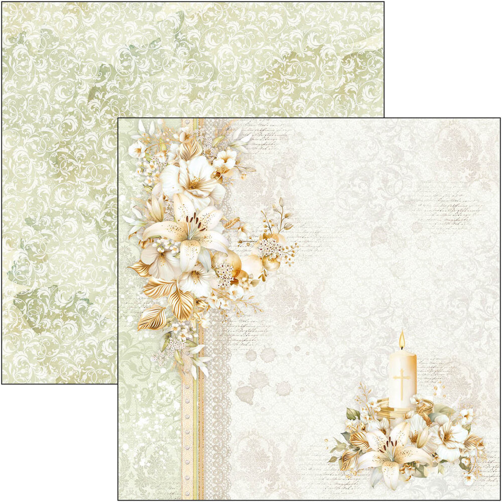 Ciao Bella Papercrafting Blessing Day 8x8 Inch Paper Pad (CBH086) Ciao Bella Papercrafting Blessing Day 8x8 Inch Paper Pad (CBH086)