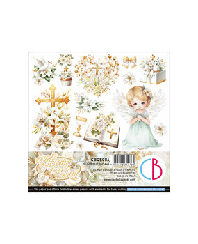 Ciao Bella Papercrafting Blessing Day 6x6 Inch Paper Pad (CBQE086) Ciao Bella Papercrafting Blessing Day 6x6 Inch Paper Pad (CBQE086)