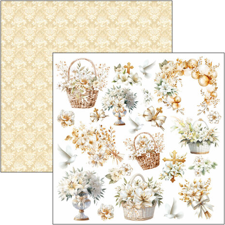 Ciao Bella Papercrafting Blessing Day 6x6 Inch Paper Pad (CBQE086) Ciao Bella Papercrafting Blessing Day 6x6 Inch Paper Pad (CBQE086)