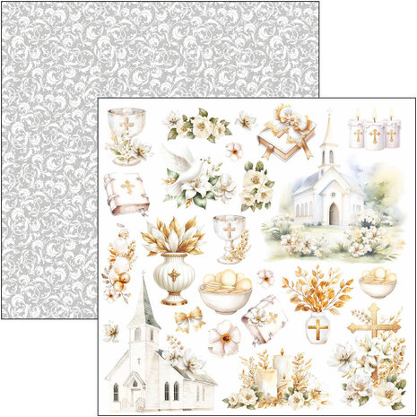 Ciao Bella Papercrafting Blessing Day 6x6 Inch Paper Pad (CBQE086) Ciao Bella Papercrafting Blessing Day 6x6 Inch Paper Pad (CBQE086)