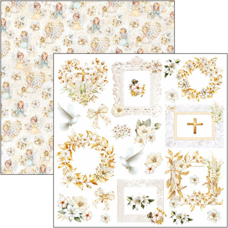 Ciao Bella Papercrafting Blessing Day 6x6 Inch Paper Pad (CBQE086) Ciao Bella Papercrafting Blessing Day 6x6 Inch Paper Pad (CBQE086)