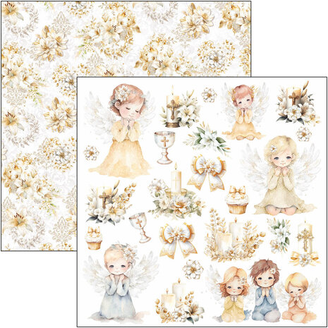 Ciao Bella Papercrafting Blessing Day 6x6 Inch Paper Pad (CBQE086) Ciao Bella Papercrafting Blessing Day 6x6 Inch Paper Pad (CBQE086)