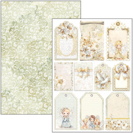 Ciao Bella Papercrafting Blessing Day A4 Creative Pad (CBCL086) Ciao Bella Papercrafting Blessing Day A4 Creative Pad (CBCL086)
