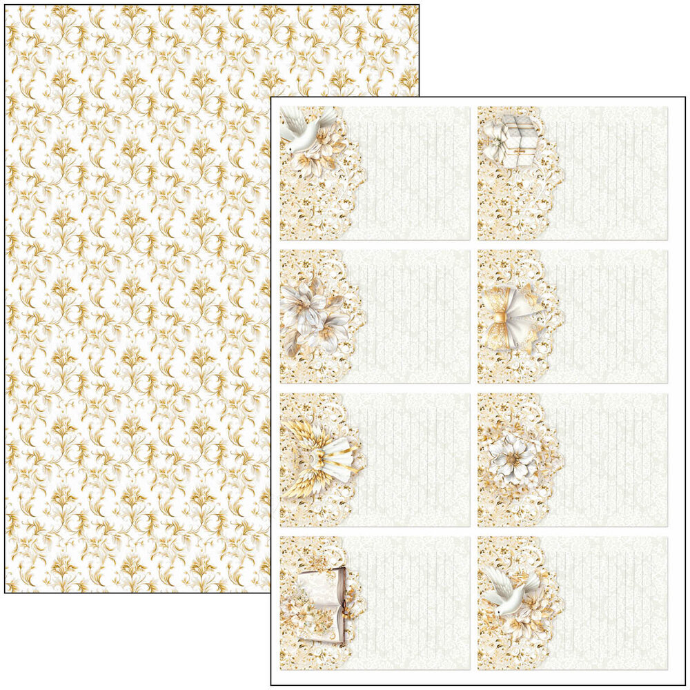 Ciao Bella Papercrafting Blessing Day A4 Creative Pad (CBCL086) Ciao Bella Papercrafting Blessing Day A4 Creative Pad (CBCL086)