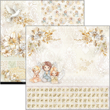 Ciao Bella Papercrafting Blessing Day 12x12 Inch Patterns Pad (CBT086) Ciao Bella Papercrafting Blessing Day 12x12 Inch Patterns Pad (CBT086)