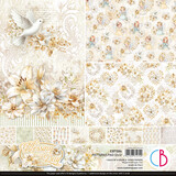 Ciao Bella Papercrafting Blessing Day 12x12 Inch Patterns Pad (CBT086)