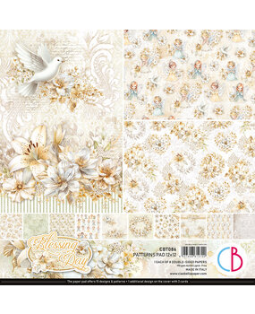 Ciao Bella Papercrafting Blessing Day 12x12 Inch Patterns Pad (CBT086) Ciao Bella Papercrafting Blessing Day 12x12 Inch Patterns Pad (CBT086)
