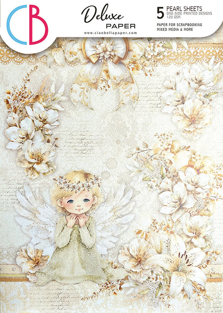 Ciao Bella Papercrafting Blessing Day A4 Deluxe Paper (CBD020) Ciao Bella Papercrafting Blessing Day A4 Deluxe Paper (CBD020)