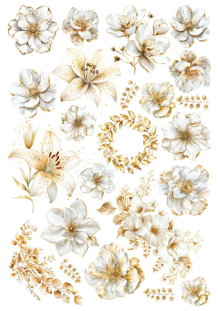 Ciao Bella Papercrafting Blessing Day A4 Mixed Rice Papers (CBRA002) Ciao Bella Papercrafting Blessing Day A4 Mixed Rice Papers (CBRA002)