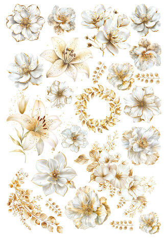 Ciao Bella Papercrafting Blessing Day A4 Mixed Rice Papers (CBRA002) Ciao Bella Papercrafting Blessing Day A4 Mixed Rice Papers (CBRA002)