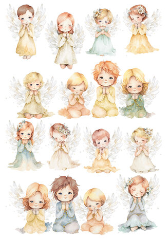 Ciao Bella Papercrafting Blessing Day A4 Mixed Rice Papers (CBRA002) Ciao Bella Papercrafting Blessing Day A4 Mixed Rice Papers (CBRA002)