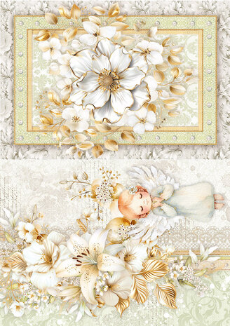Ciao Bella Papercrafting Blessing Day A5 Mixed Rice Papers (CBRS011) Ciao Bella Papercrafting Blessing Day A5 Mixed Rice Papers (CBRS011)