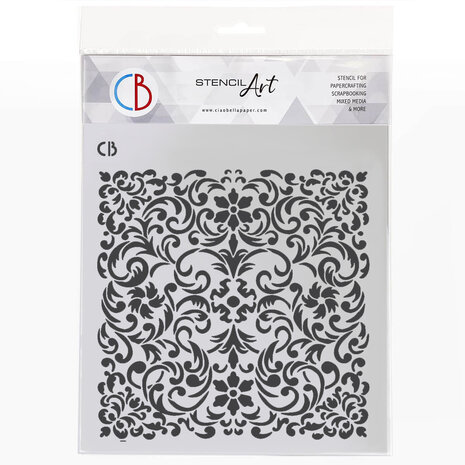 Ciao Bella Papercrafting Blessing Day Texture Stencil 8x8 Inch Legendary Design (MS8-065) Ciao Bella Papercrafting Blessing Day Texture Stencil 8x8 Inch Legendary Design (MS8-065)