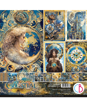 Ciao Bella Papercrafting Celestial 12x12 Inch Paper Pad (CBPM087) Ciao Bella Papercrafting Celestial 12x12 Inch Paper Pad (CBPM087)
