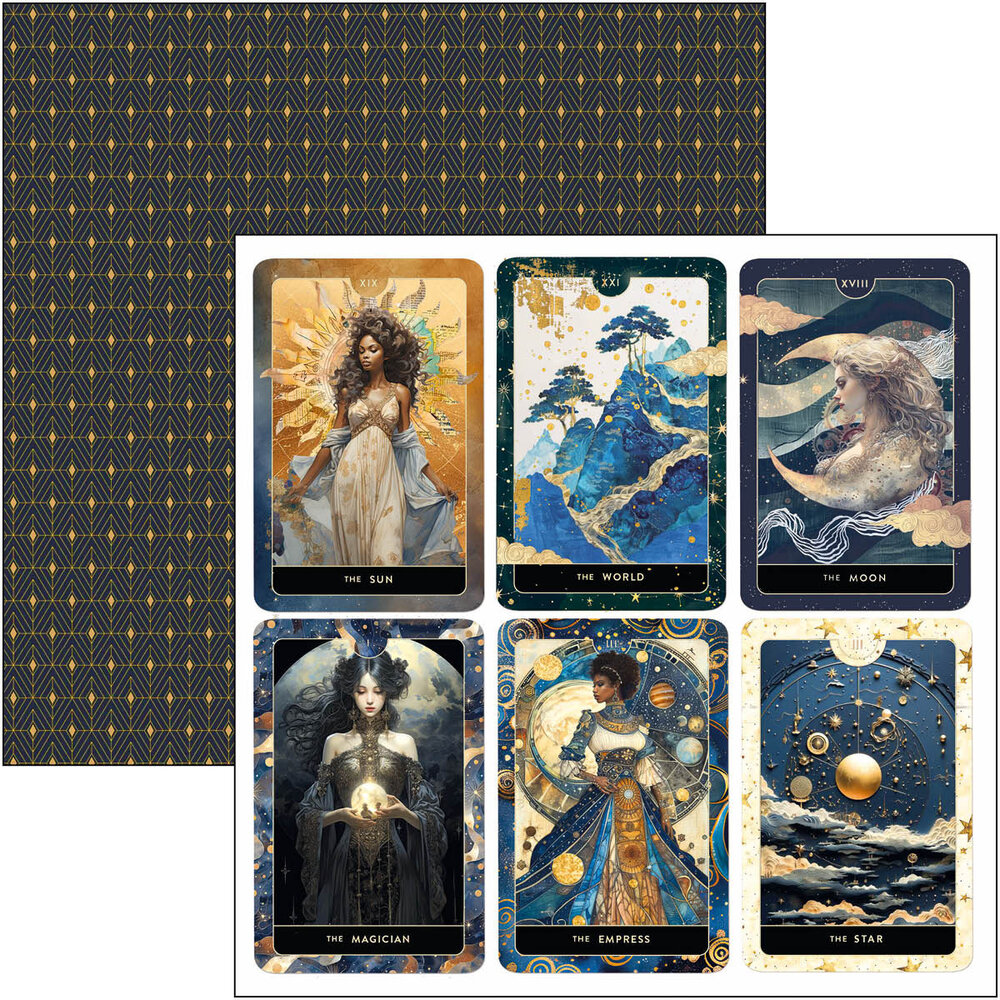 Ciao Bella Papercrafting Celestial 12x12 Inch Paper Pad (CBPM087) Ciao Bella Papercrafting Celestial 12x12 Inch Paper Pad (CBPM087)