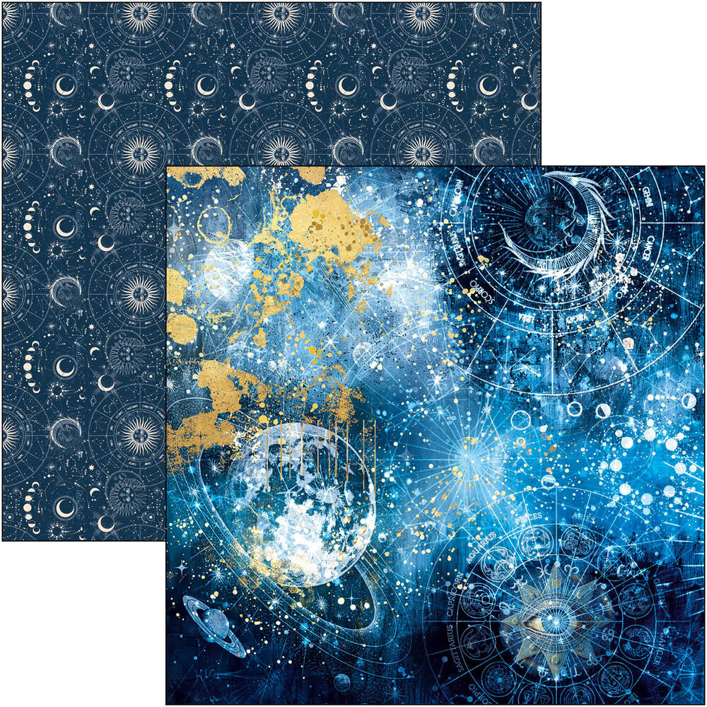 Ciao Bella Papercrafting Celestial 12x12 Inch Paper Pad (CBPM087) Ciao Bella Papercrafting Celestial 12x12 Inch Paper Pad (CBPM087)