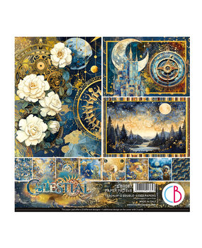 Ciao Bella Papercrafting Celestial 8x8 Inch Paper Pad (CBH087) Ciao Bella Papercrafting Celestial 8x8 Inch Paper Pad (CBH087)