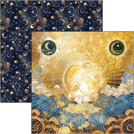 Ciao Bella Papercrafting Celestial 8x8 Inch Paper Pad (CBH087) Ciao Bella Papercrafting Celestial 8x8 Inch Paper Pad (CBH087)