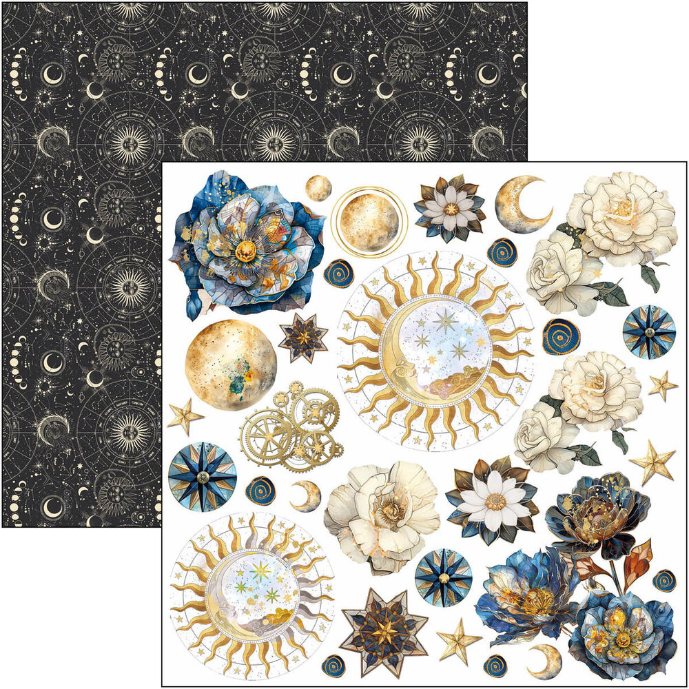 Ciao Bella Papercrafting Celestial 6x6 Inch Paper Pad (CBQE087) Ciao Bella Papercrafting Celestial 6x6 Inch Paper Pad (CBQE087)