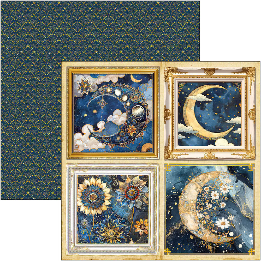 Ciao Bella Papercrafting Celestial 12x12 Inch Patterns Pad (CBT087) Ciao Bella Papercrafting Celestial 12x12 Inch Patterns Pad (CBT087)