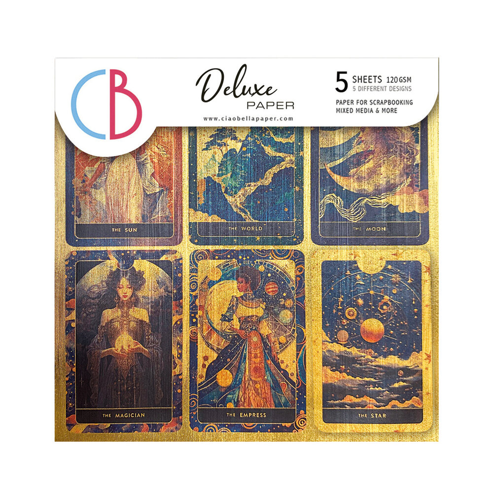 Ciao Bella Papercrafting Celestial 6x6 Inch Deluxe Paper (CBDQ021)