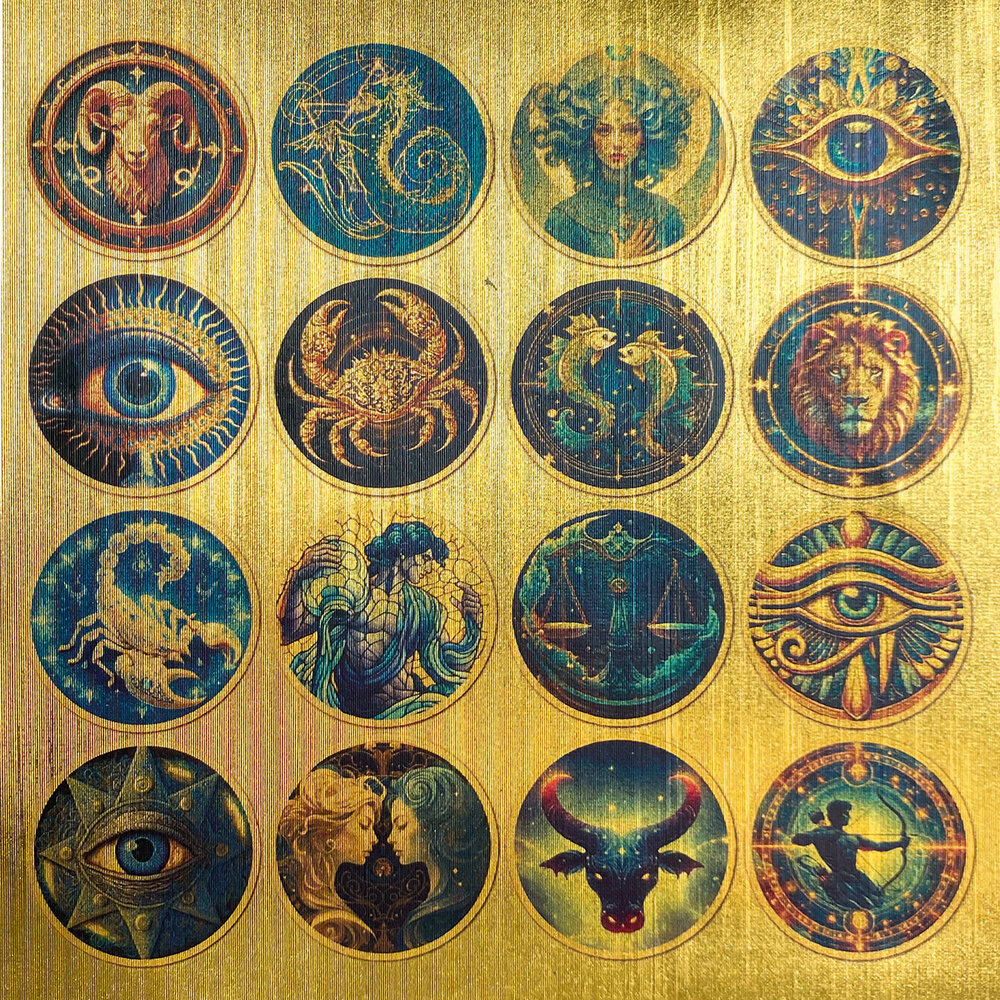 Ciao Bella Papercrafting Celestial 6x6 Inch Deluxe Paper (CBDQ021)