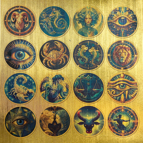 Ciao Bella Papercrafting Celestial 6x6 Inch Deluxe Paper (CBDQ021)