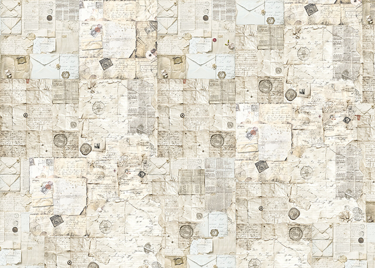 Ciao Bella Papercrafting Tissue Paper 69x49cm Antique Handwritten Letter (HT034) Ciao Bella Papercrafting Tissue Paper 69x49cm Antique Handwritten Letter (HT034)