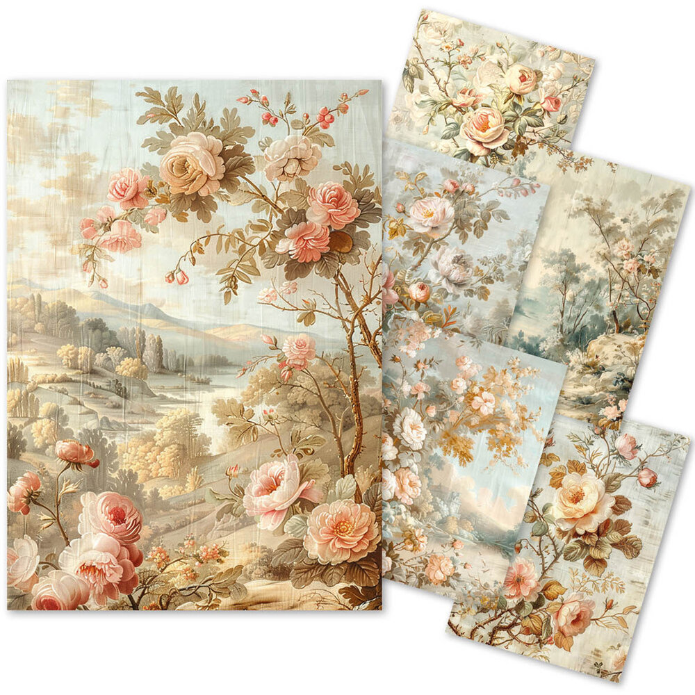 Ciao Bella Papercrafting Tissue Paper A4 18th Century (HA001) Ciao Bella Papercrafting Tissue Paper A4 18th Century (HA001)