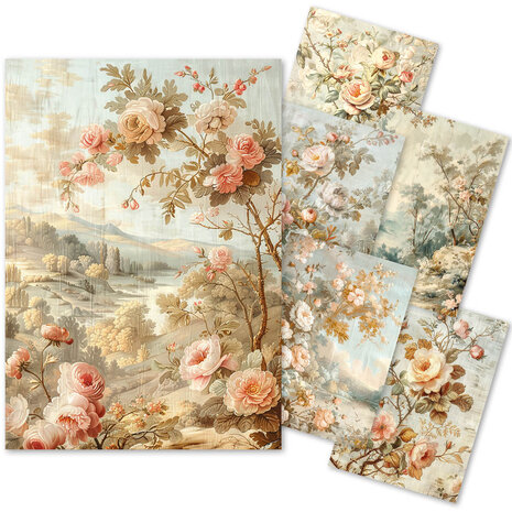 Ciao Bella Papercrafting Tissue Paper A4 18th Century (HA001) Ciao Bella Papercrafting Tissue Paper A4 18th Century (HA001)